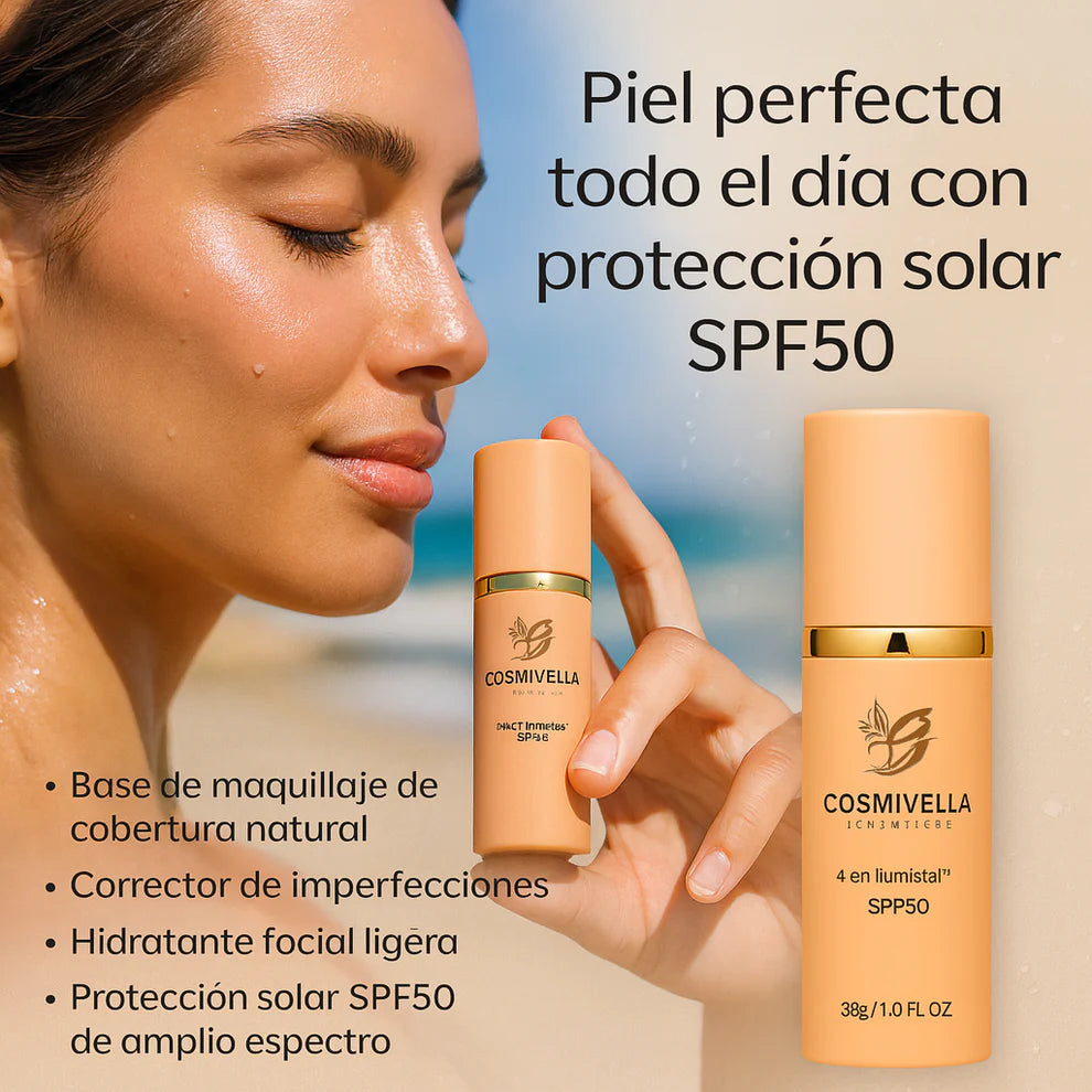 Base de Maquillaje Antiedad con SPF 50 – Se Adapta a tu Tono de Piel 2