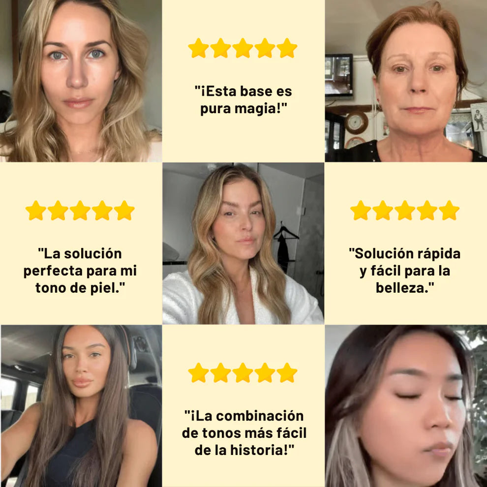 Base de Maquillaje Antiedad con SPF 50 – Se Adapta a tu Tono de Piel