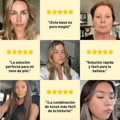 Base de Maquillaje Antiedad con SPF 50 – Se Adapta a tu Tono de Piel